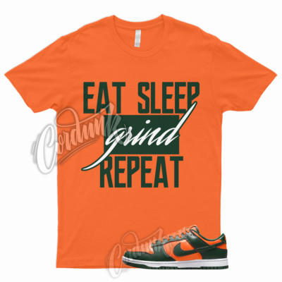 REPEAT Shirt Dunk Low Miami Orange Team Green High Rain Forest FAMU Hurricane 1