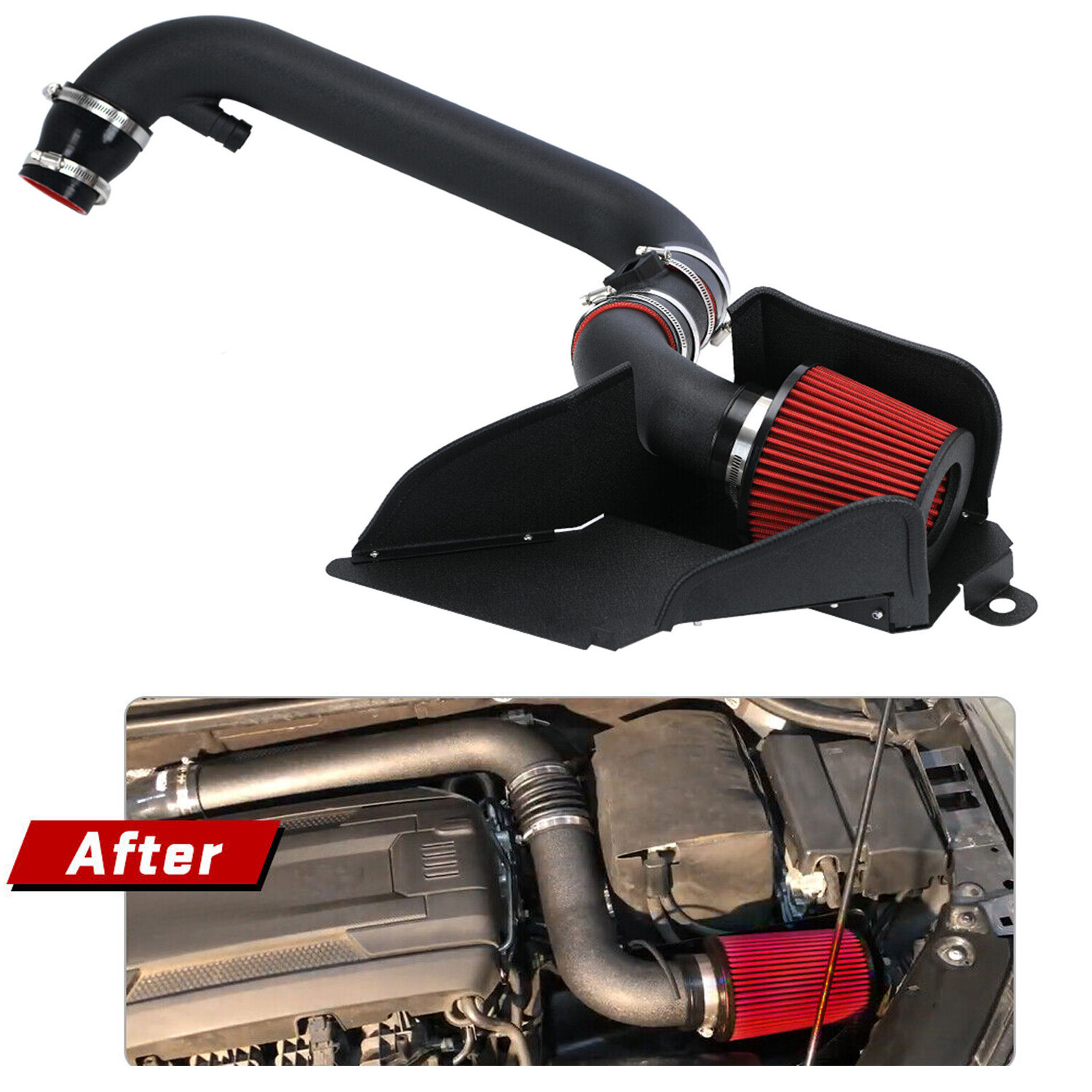 3.0 Inch Intake Pipe Cold Air System for VW Beetle A5 2.0L TSI Turbo