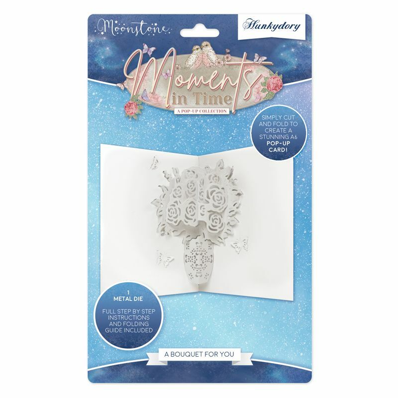 Hunkydory Moonstone - Moments In Time A BOUQUET FOR YOU Pop Up Die - MSTONE117