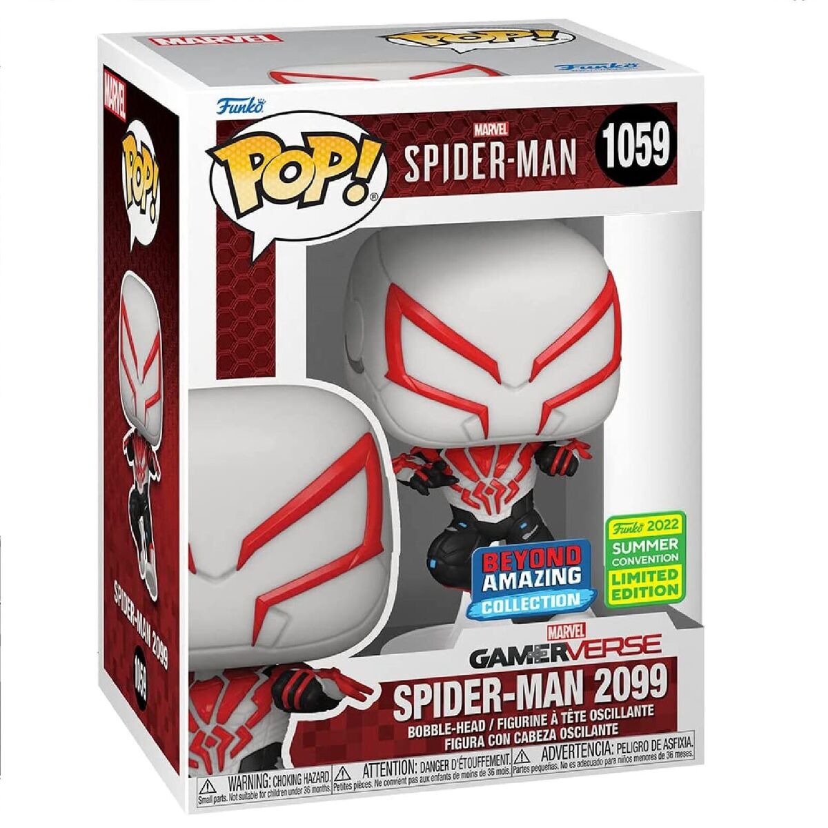 Funko POP! Marvel: Spider-Man 2099 #1059 SDCC 2022 Summer Funko POP! Marvel: Spider-Man 2099 #1059 SDCC 2022 Summer