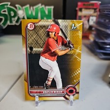 2022 Bowman Braylin Minier Gold Paper 1st Prospect /50