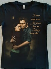 ORIGINAL THE TWILIGHT SAGA NEW MOON EDWARD BELLA T SHIRT XL BLACK