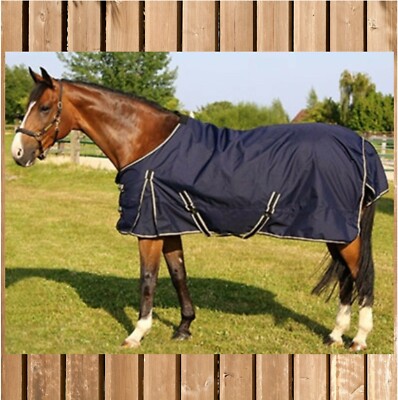 Euroriding Rain Blanket ''Rainy'', Unlined, Navy, Euroriding Turnout Rug 
