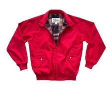 Vintage Sears Roebuck and Co. Men's Medium Cotton Blend Jacket Red