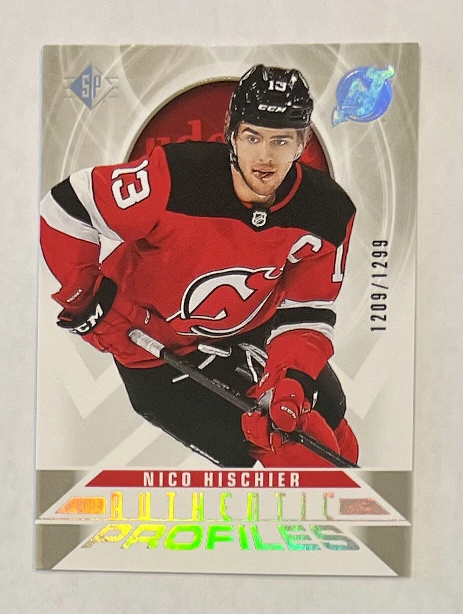 2020-21 Upper Deck SP ~ Authentic Profiles SILVER SPECTRUM /1299 ~ Nico Hischier