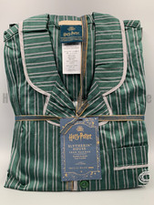 Pottery Barn TeenHarry Potter Slytherin House Pajama Set Green Large 9091