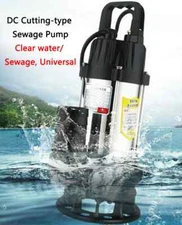 DC Brushless Septic Cutting Sewage Pump Submersible Pump Cutting Pump Tools