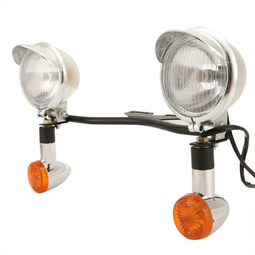 Passing Turn Signal Light Bar For Harley Dyna Sportster Softail - Picture 4 of 10