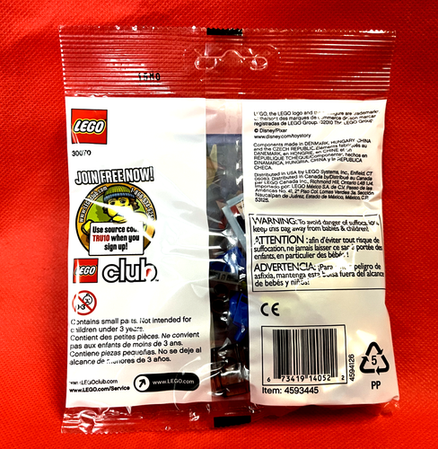 LEGO Toy Story 3: ALIEN SPACE SHIP 30070 Polybag NEW SEALED - Picture 3 of 5