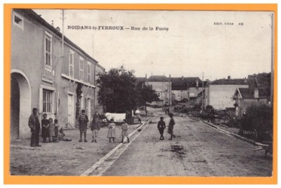 NOIDANS-le-FERROUX (70) HOTEL & CAFE-RESTAURANT animated in 1915
