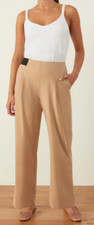 ADAY - PANTALON TURN IT UP WIDE LEG PANTS MARRON CLAIR LATTE TAILLE S = 36 -NEUF