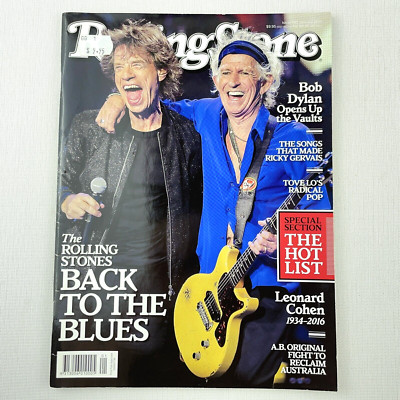 Rolling Stone Magazine Australia Issue 782 January 2017 Rolling Stones Bob Dylan