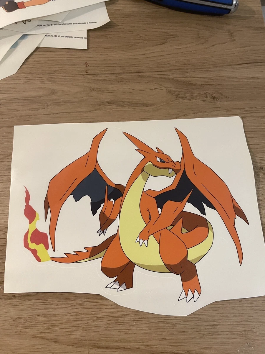 charizard, mega charizard x, and mega charizard y (pokemon) drawn