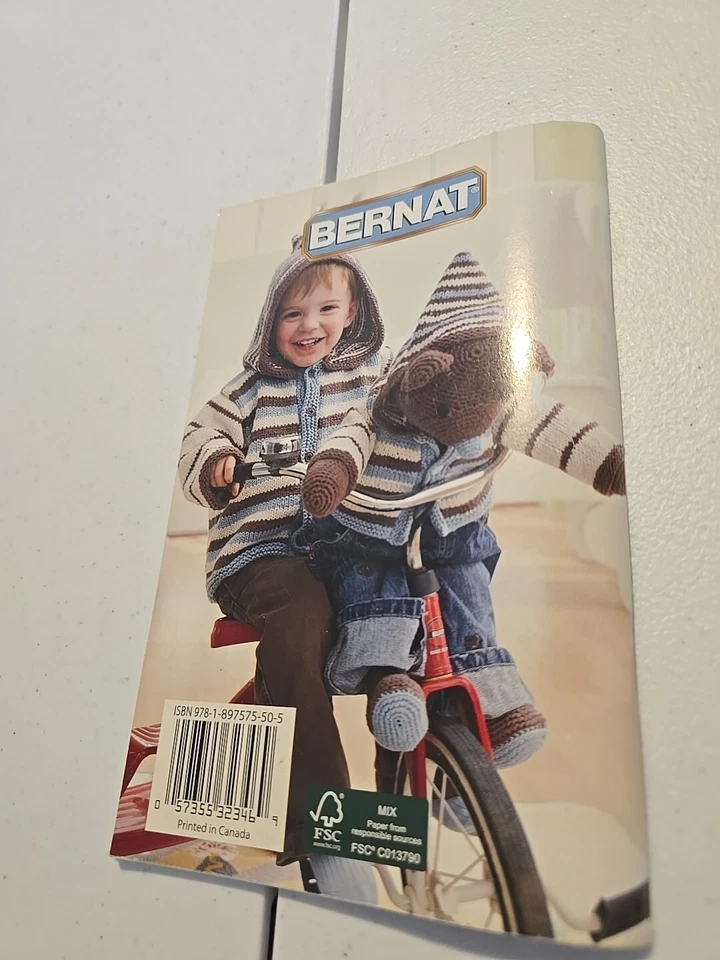 Bernat Cotton Tots Book Mini Me 6 Sets To Knit Or Crochet - Image 2 of 2