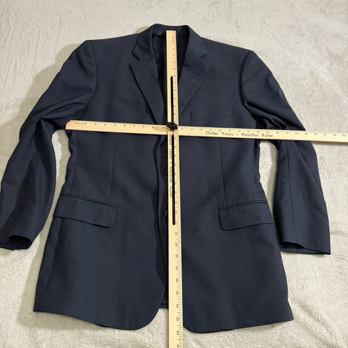 Brooks Brothers Suit Jacket Mens 40R Navy Blue 100% Wool | eBay