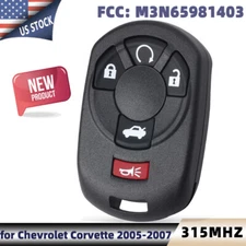 Keyless Remote Transmitter Key Fob M3N65981403 for 2005-2007 Chevrolet Corvette