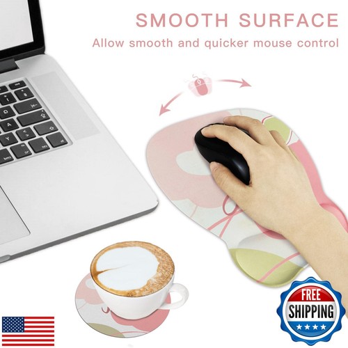 Aganmi Tapis de Souris Mignon avec Repose Poignet Support Gel,Souris Ergonomique Personnalisé - Photo 5/5