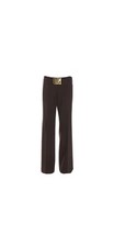 Dolce Gabanna Chocolate Brown Virgin Wool Pants Size 44