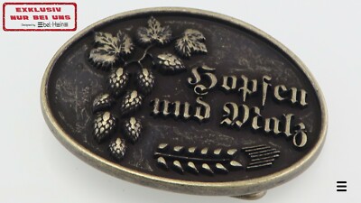 Koppel / Buckle  ''Hopfen und Malz''  Exklusiv bei uns - designed by Ebel-Heine
