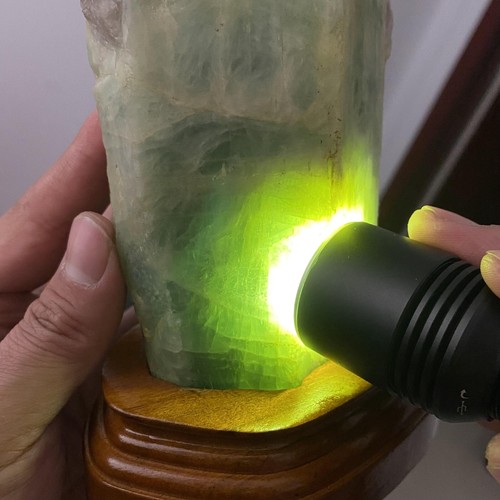 Muestra de prisma hexagonal cristal piedra preciosa aguamarina berilita natural rara 1500 g - Imagen 19 de 23