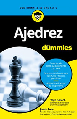 Ajedrez para Dummies - Spanish Language Paperback NEW Bonetti, Benjam 21/08/2022