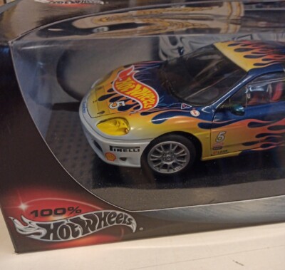 Ferrari 360 Modena Racing Hot Wheels 1/18 die-cast metal by Mattel