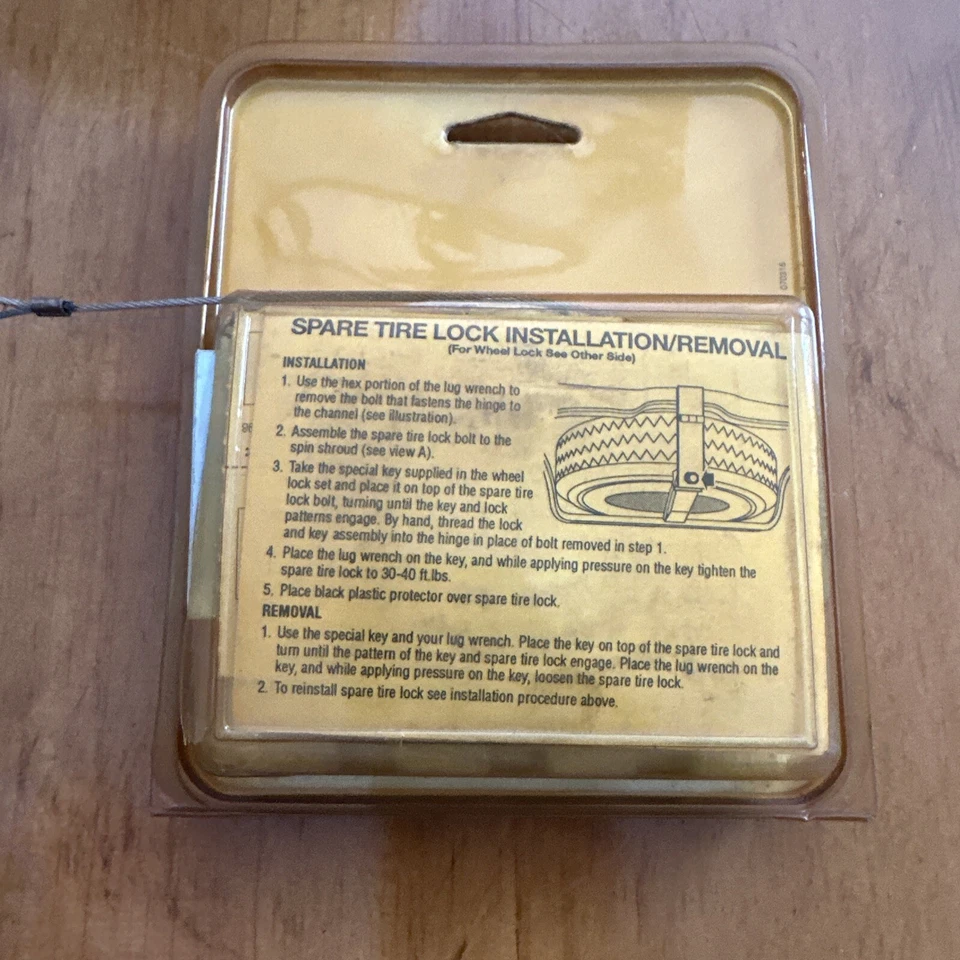 1995 - 2003 Ranger 防盗锁定凸耳螺母锁套件原始设备制造商 F57Z-1386-A — 第 2/2 张图片