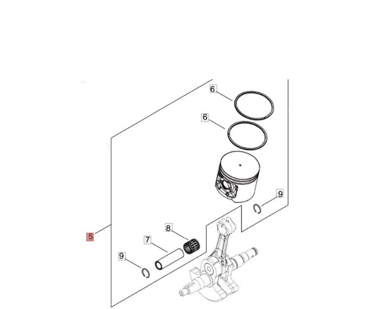 Pistone Completo per Shindaiwa 731 SX | Soluzione Manutenzione Seria