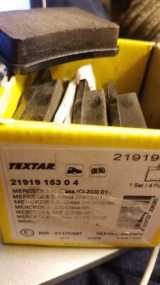 TEXTAR Rear Brake Pad Set Mercedes C230 C240  003-420-27-20 - 2191901