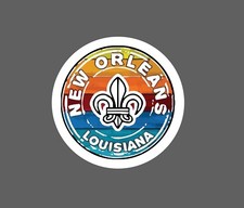New Orleans Sticker Louisiana Waterproof Travel City Gift NEW