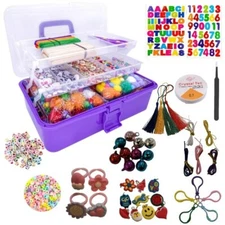 3000 Pcs Art and Craft Supplies for Kids, Toddler DIY Craft Art Supply Set Inclu