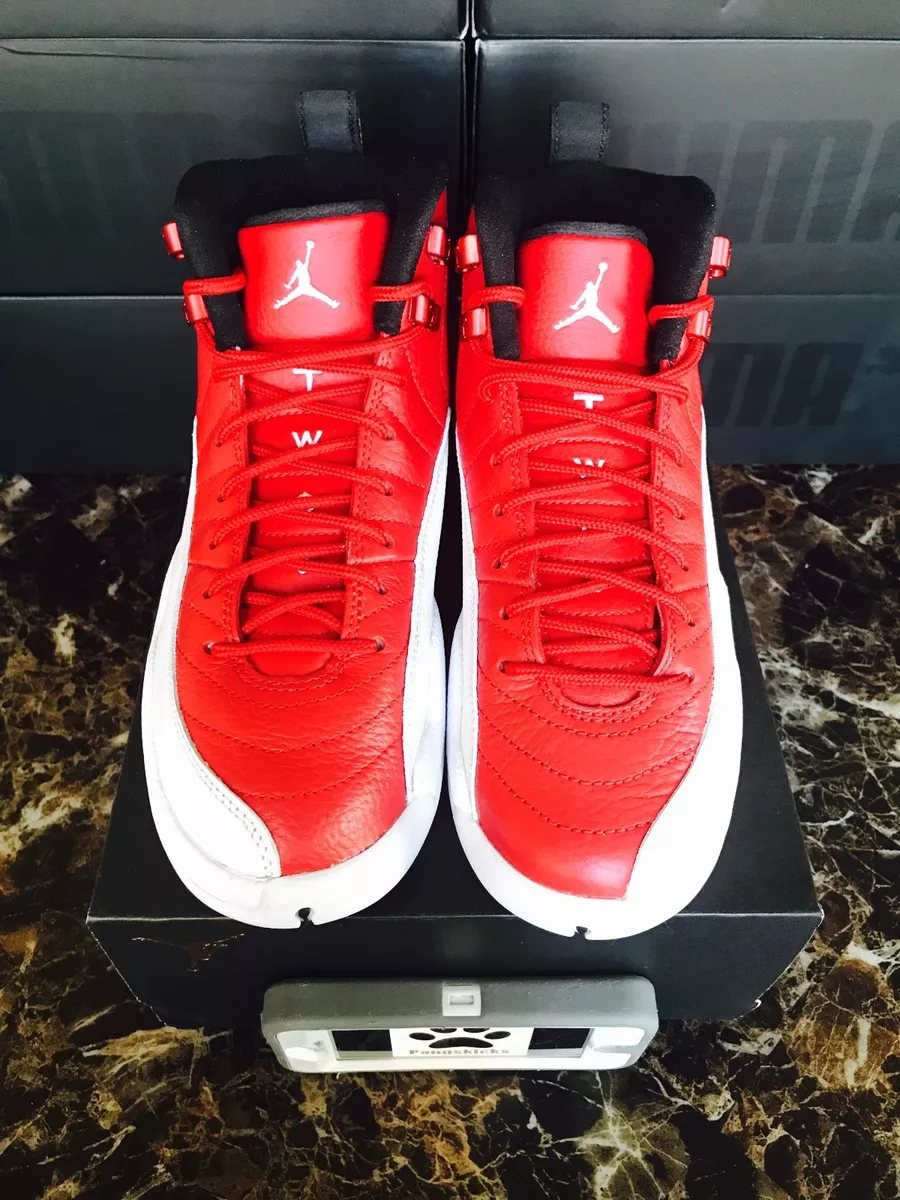 Jordan 12 shop red size 6.5