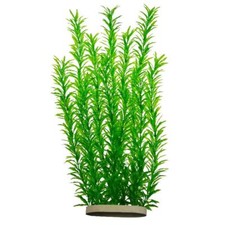 Tall Green Leaves Aquarium D cor Plastic Plants Extra Large 20 Inches
