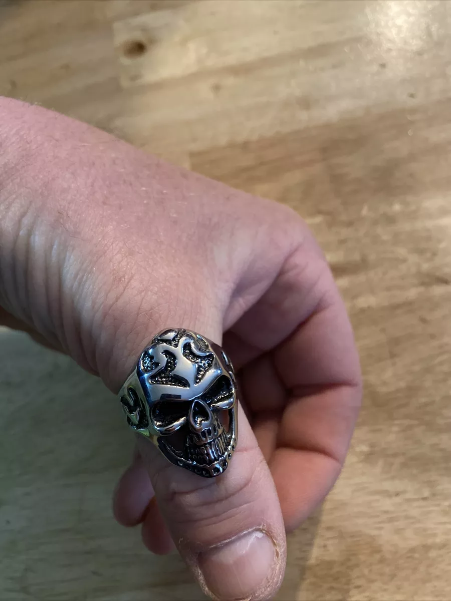 Skull thumb ring deals
