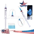 US Dentex Dental Etching Gel 37% Acid Silica Gel 5ml /Syringe 5 Tips