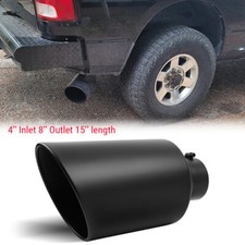 For Dodge Ram 1500 2500 3500 Stainless Steel Exhaust Tip 4 Inlet 8 Outlet 15