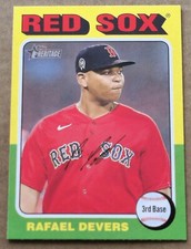 2024 Topps Heritage #239 Rafael Devers Boston Red Sox