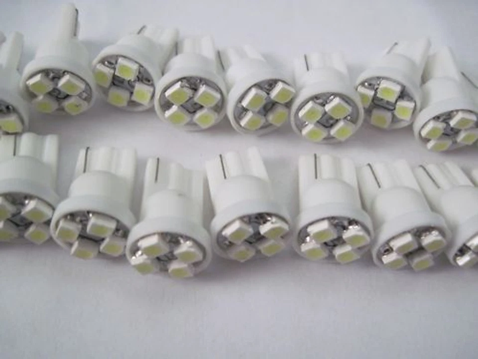 10 piezas T10 168 194 W5W 4-1210SMD Super Blanco LED color  Foto 3 de 4