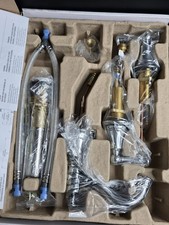 ProFlo PFWSC4860CP Bathroom Faucet 8'' 3 Holes, Two Handle Widespread Chrome