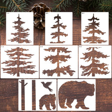39 Inch Pine Tree Stencil Large Stencils For Painting Wall Wood Window Decor
