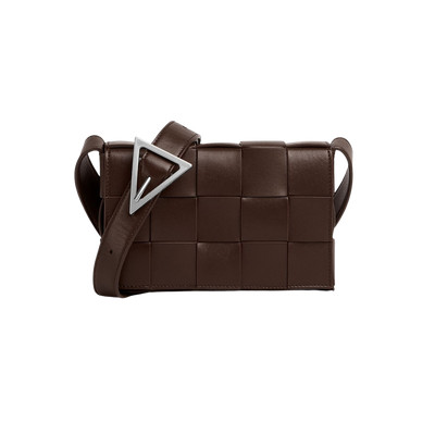 Bottega Veneta Small Cassette Crossbody Bag Light Brown Cruise