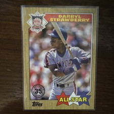 Topps 2022 Series 2 Darryl Strawberry All-Star #87AS-34 1987 Insert MLB Mets