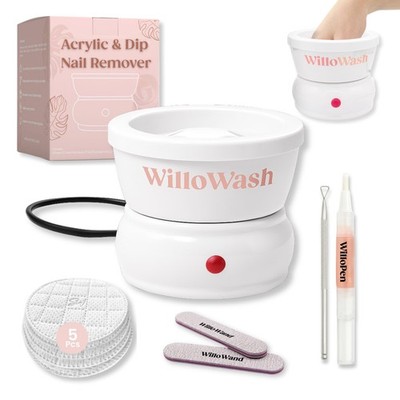 Willowash Electric Acetone Nail Remover Bowl   Acrylic & Dip Powder Soak Off ...