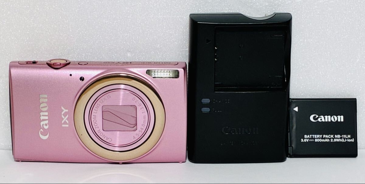 Canon IXY 630 Pink Digital Camera 16MP 12x Zoom Wi-Fi Full HD w