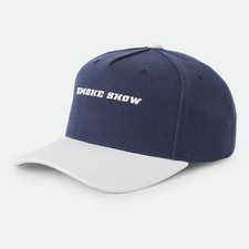 Brixton Smoke Navy Blue Snapback Cap
