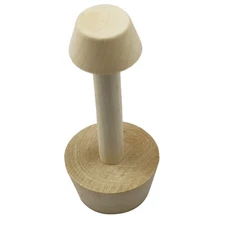 Children's Egg Tart Mold Two Sided Dough Tamper Baking Accessories Wood