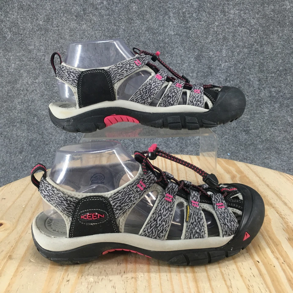Sandalias KEEN Mujer 10 Newport H2 Impermeables Punta Cerrada Pescador Gris Rosa Foto 2 de 4