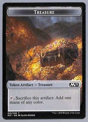 Treasure - Token - 15 - Core Set 2021 (M21) MTG