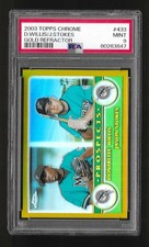 2003 Topps Chrome Gold Refractor #433 Dontrelle Willis RC Rookie PSA 9 #/449