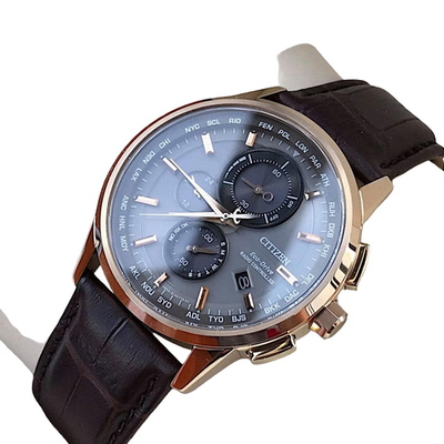 Citizen Radio Controlled Chronograph Sapphire Eco-Drive Men's